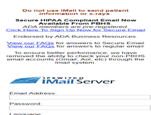 Tablet Screenshot of mail.ntfos.com